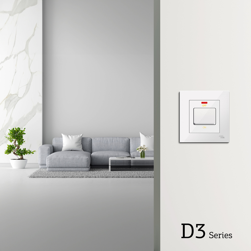 CMPL SWRK 1G 20A 2P WH D3 LENS