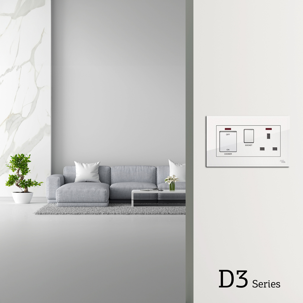 CMPL COOK 45A 2P WH D3