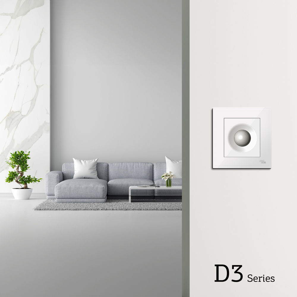 CMPL CNTR PIR 45W LED WH D3