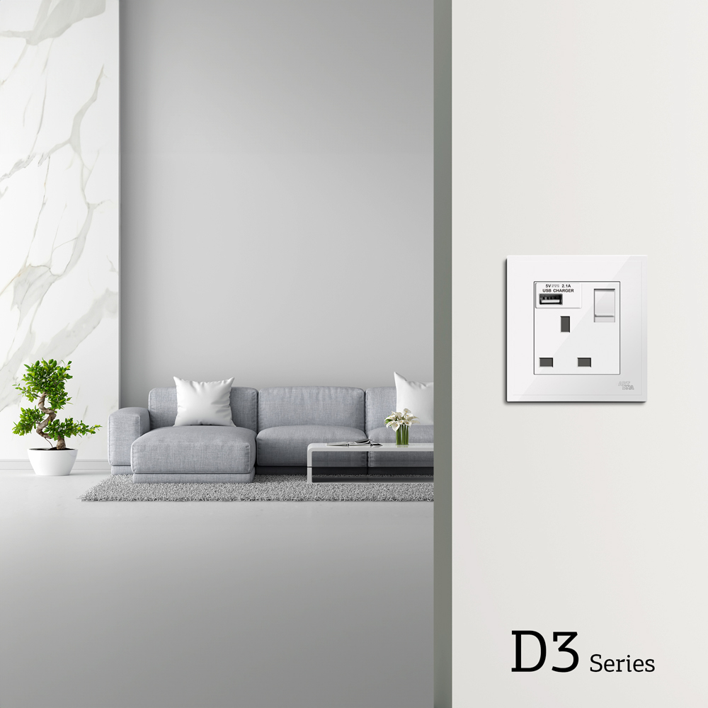 CMPL SOKO 1G SW 13A 2P + USBC WH D3