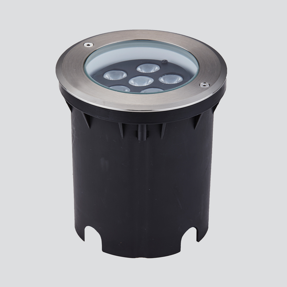 جلين - انارة ارضية ستيل - 12واط - بدرجة حماية 67 - مقاس 140مم