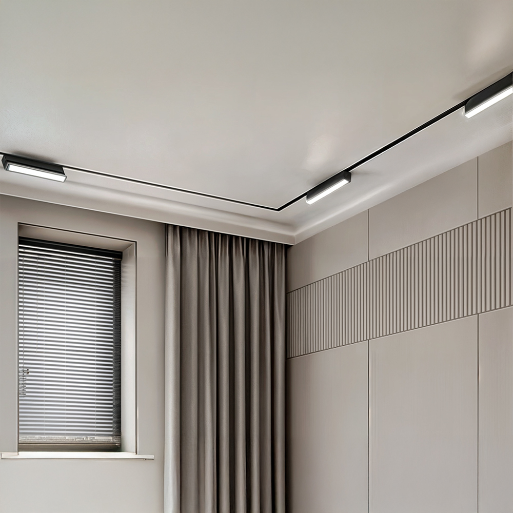 HOUSTON-Magnetic Track Light-Adjustable-LED-3K BK-CRI90