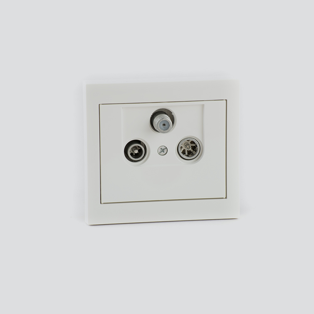 Satellite Outlet K.1 white