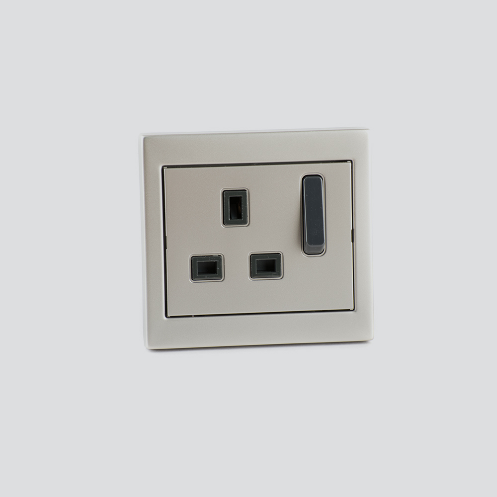 Socket BS 13A K.5 stainless steel