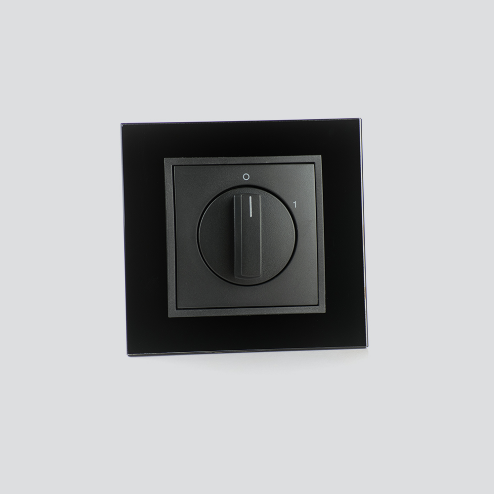A/C Switch B.7 Glas. Black