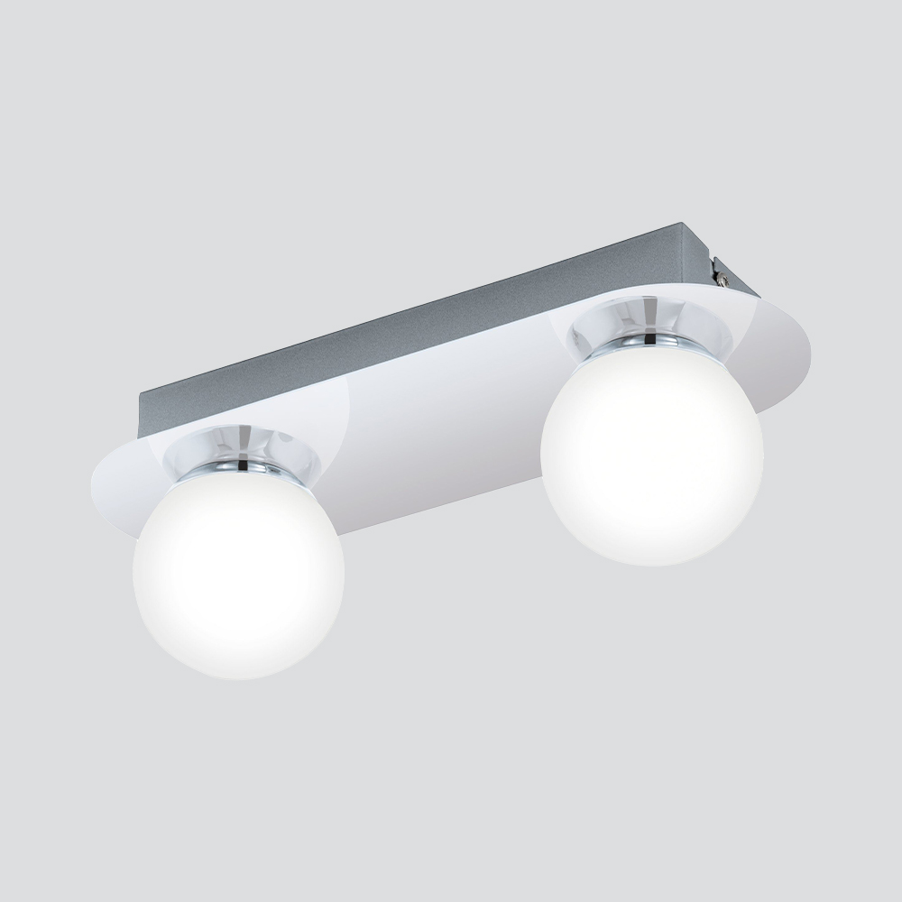 WALL-S INT-2X3.3W-LED-WW CR 300X100 MOSI