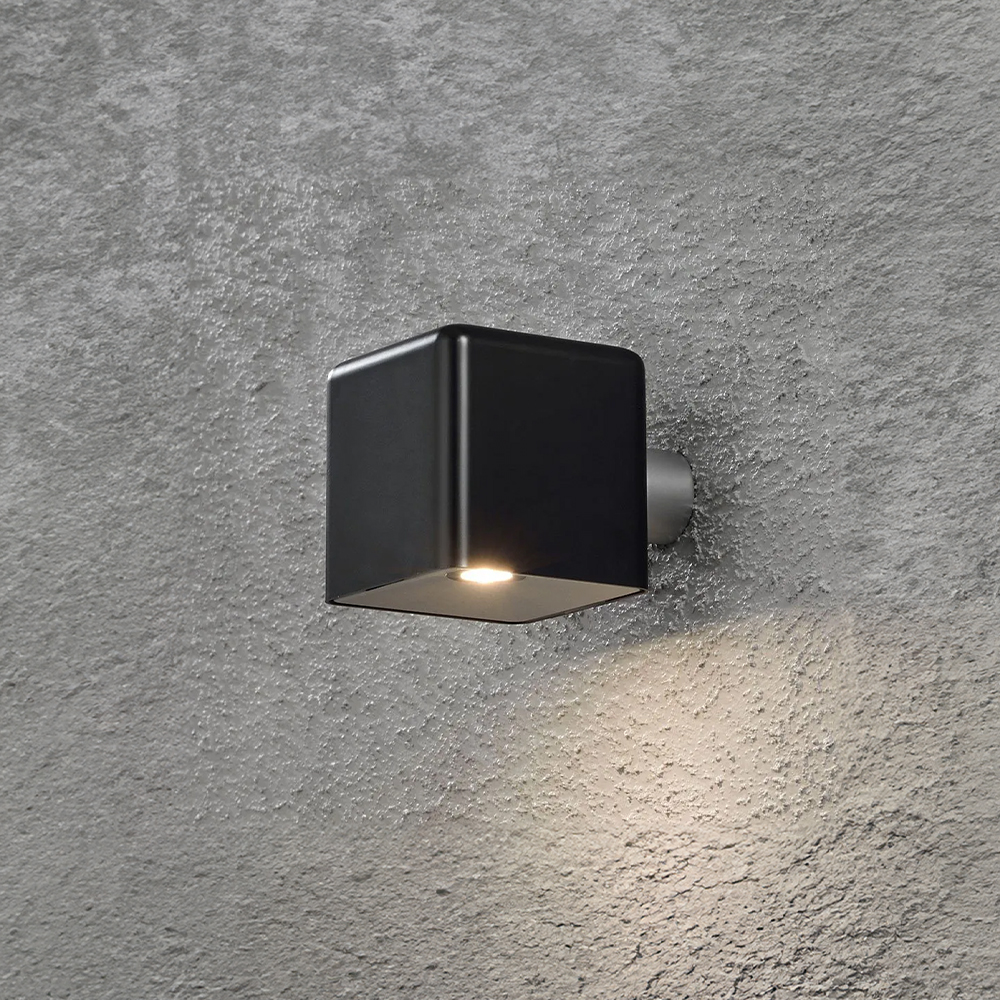 WALL-S INT-1X3W-LED WW BK IP54 PIXEL