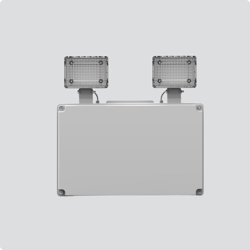 Twin Spot LED Emergency Light – 4.5W – IP65 – Wall Mounted