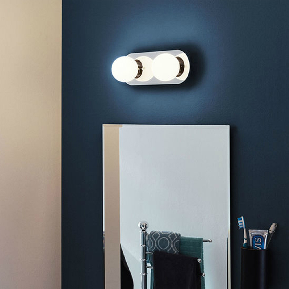 WALL-S INT-2X3.3W-LED-WW CR 300X100 MOSI